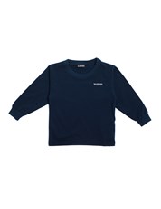 Balenciaga Kids Navy Blue Cotton L/S T-Shirt 171931